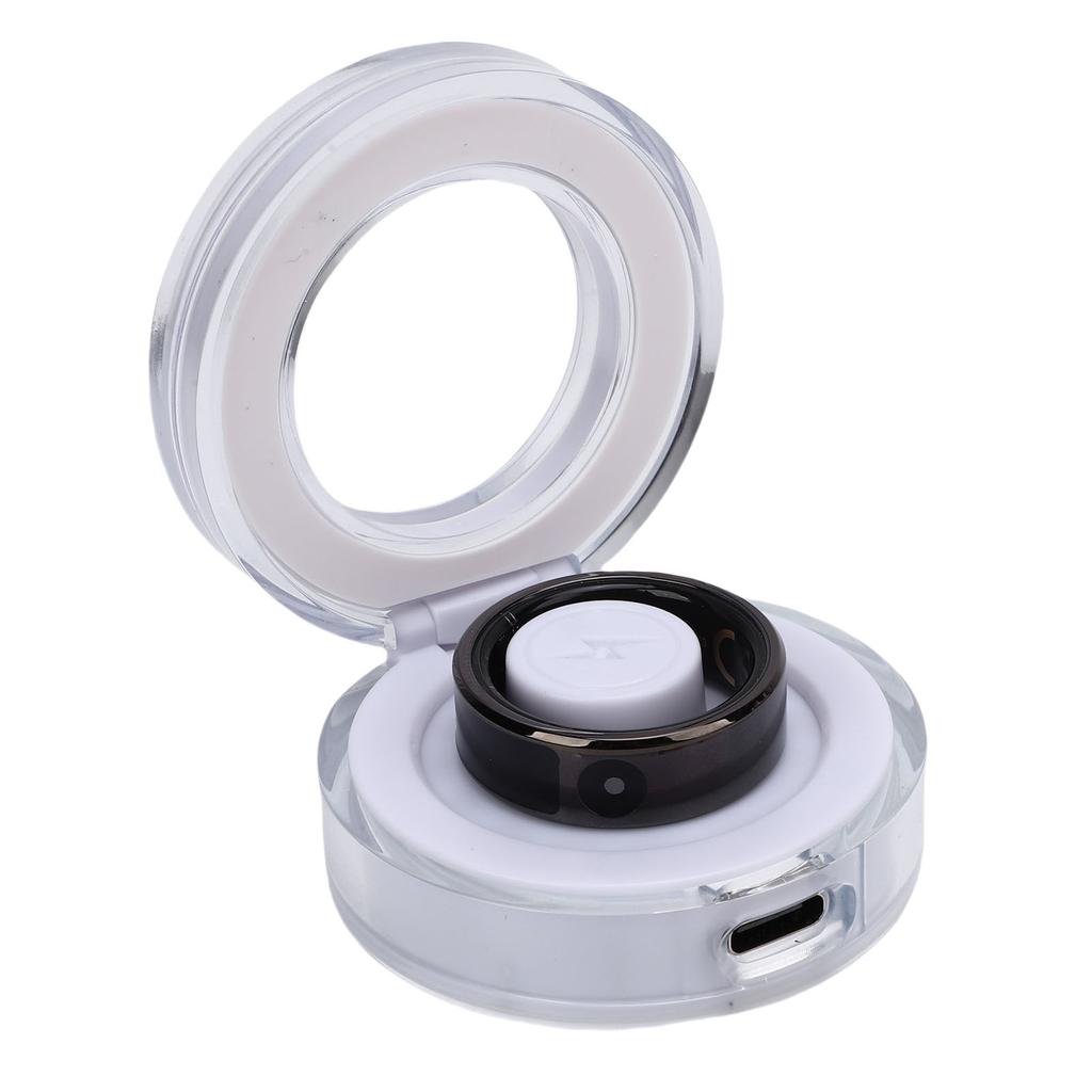 Smart Ring Touch Screen Display Fitness Tracker 50m Water Proof Video Photo Control Bluetooth Connection Smart Ring