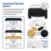 Automatyczny Cat Waterer Filtr USB Pet Waterer Cat Waterer Led Light Smart Water