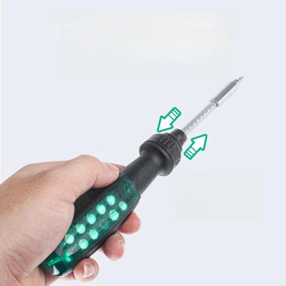 10-in-1 Ratchet Combination Screwdriver Set Household Multifunction Screwdriver CR-V Driver Combination Quick Set