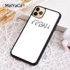 MaiYaCa Vegan Food Vegetarians VEGGIE Quotes Phone Case For iPhone 17 Air 16 15 plus 11 12 13 14 pro max  coque