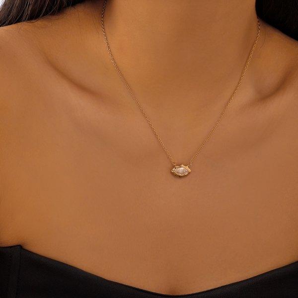 Vintage Gold Color Long Chain Drop Necklaces for Women Simple Metal Geometric Bead Tassel Choker Girls Party Aesthetics Jewelry