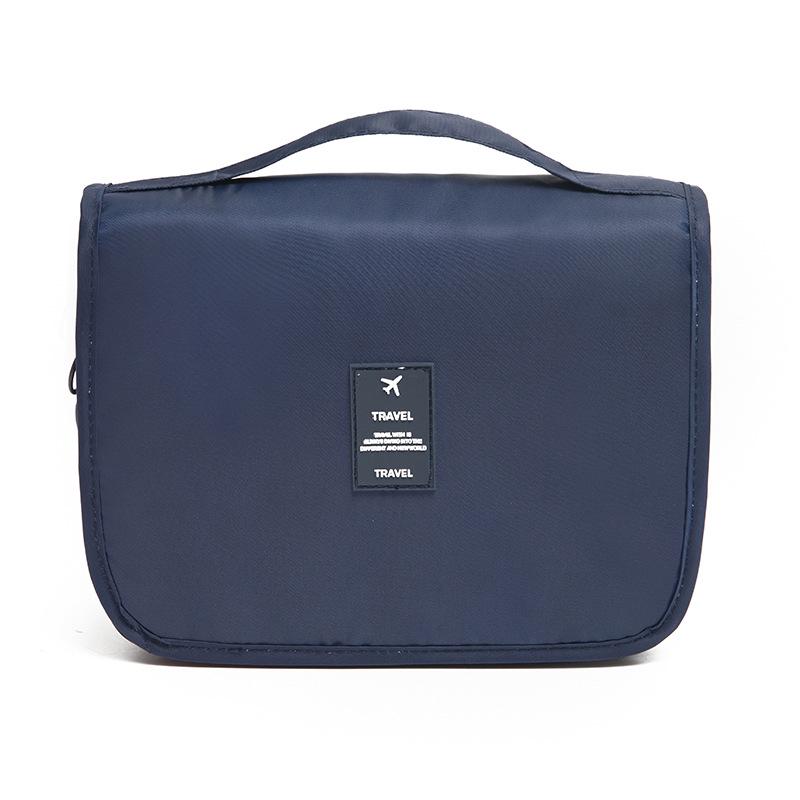 Large Capacity Portable Toiletry Bag with Travel Hook and Stylish Design