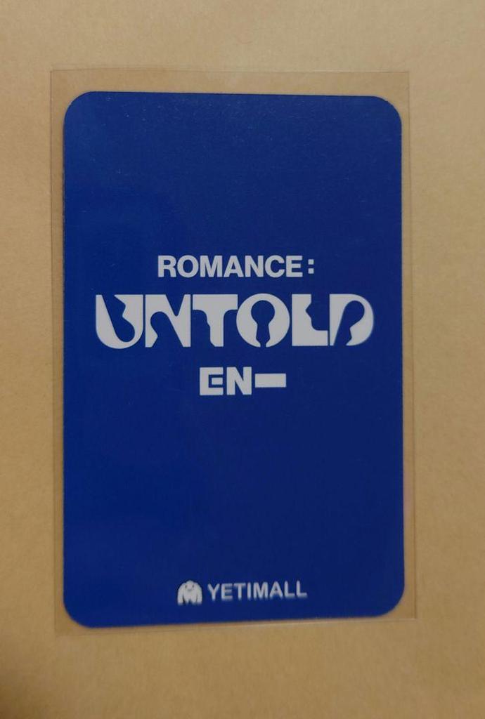 [USED] ROMANCE:UNTOLD YETIMALL Jungwon