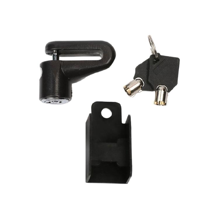 Mountain Bicycles Brakes Padlock Motorcycle Bike AntiTheft Wheel Disc Brakes Lock Safety Disc Wheel Lock with Key