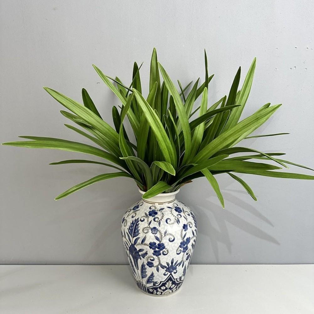 DIY Artificial Sword Orchid Leaves 61cm Fake Spider Plant Realistic Faux Plants  Wedding