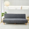 Armless Jacquard Sofa Bed Cover Elastic Soft Folding Sofa Covers Without Armrests  Couch Sofa Protection Suitable For 2-3 Seater