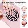 Electric Nail Dust Collector Powerful Polishing Special Dust Collector  for Manicure Machine