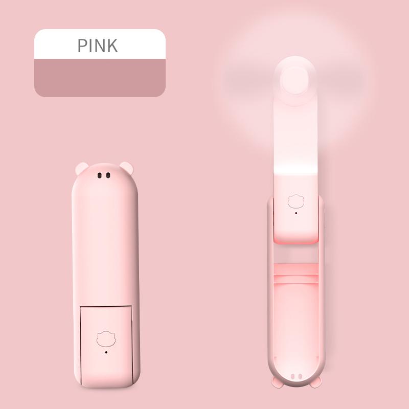 Xiaomi Portable Fan, Mini Fan, USB Rechargeable 3 Adjustable Speed, Foldable Handheld Personal Eyelash Fan for Girls Women,