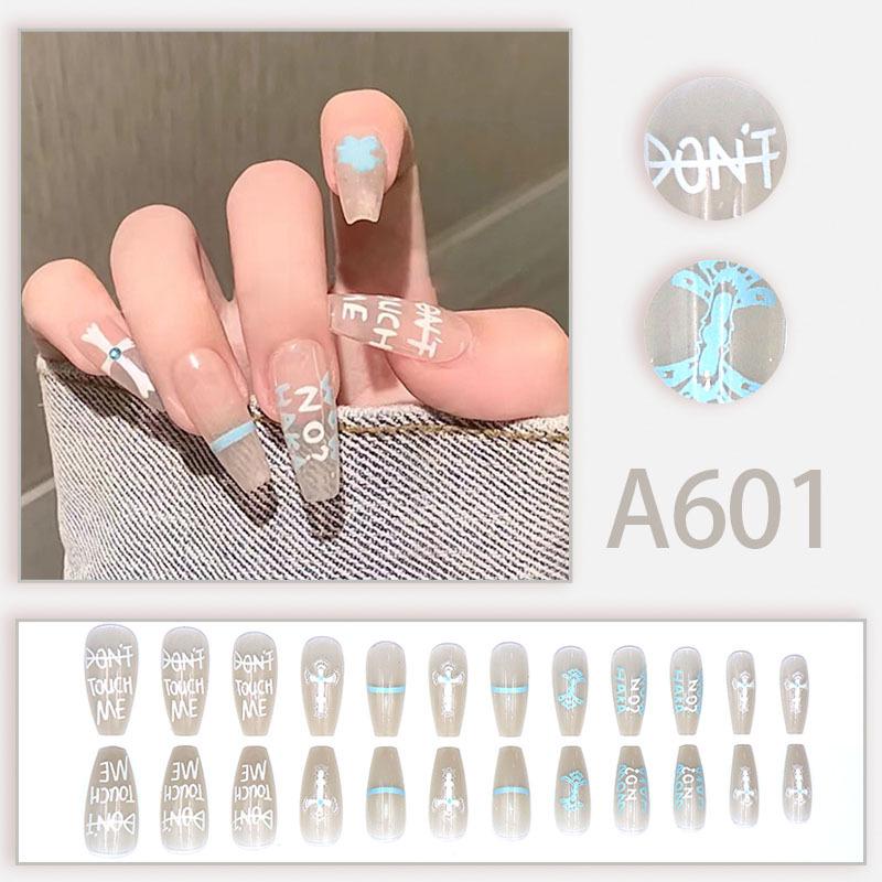 Light, Detachable European and American Style False Nail Tips for Summer