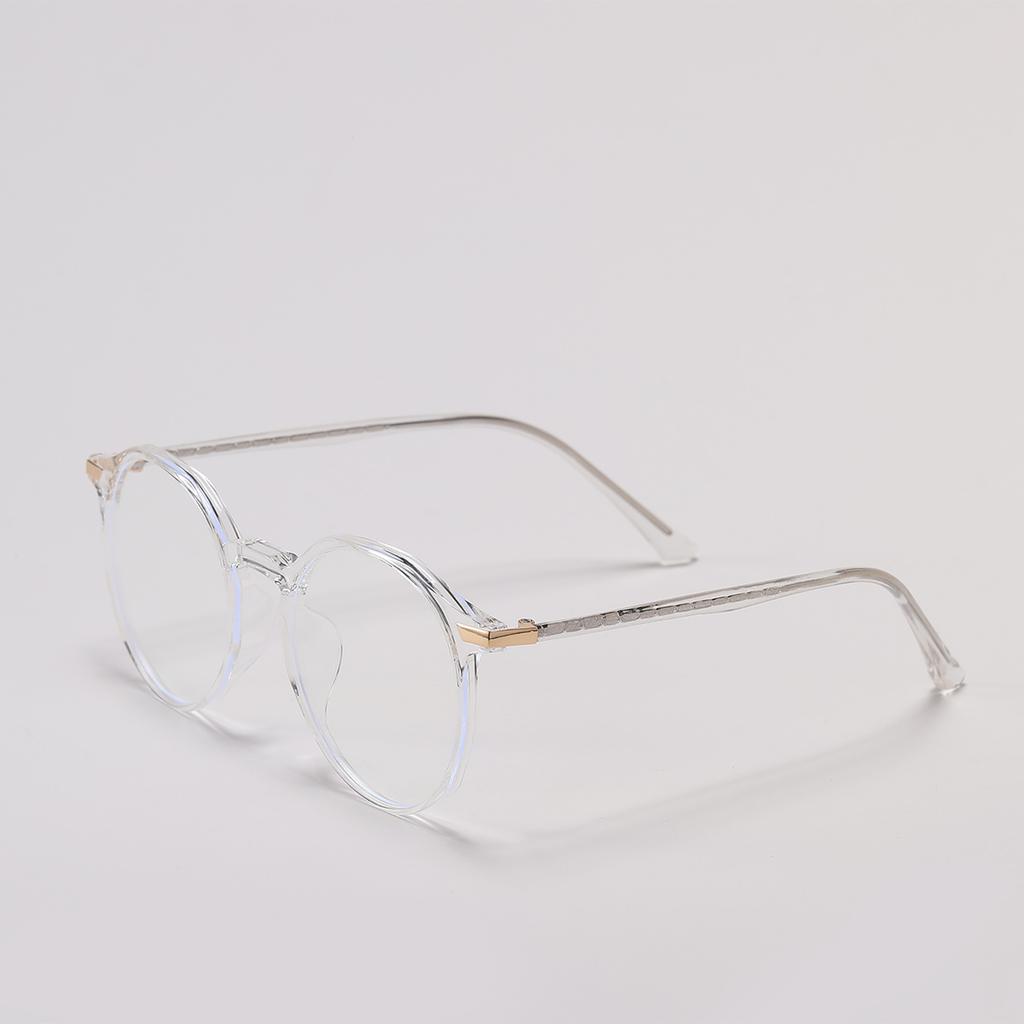 Glasses Tr8907 Full Frame Irregular Retro Flat Glasses