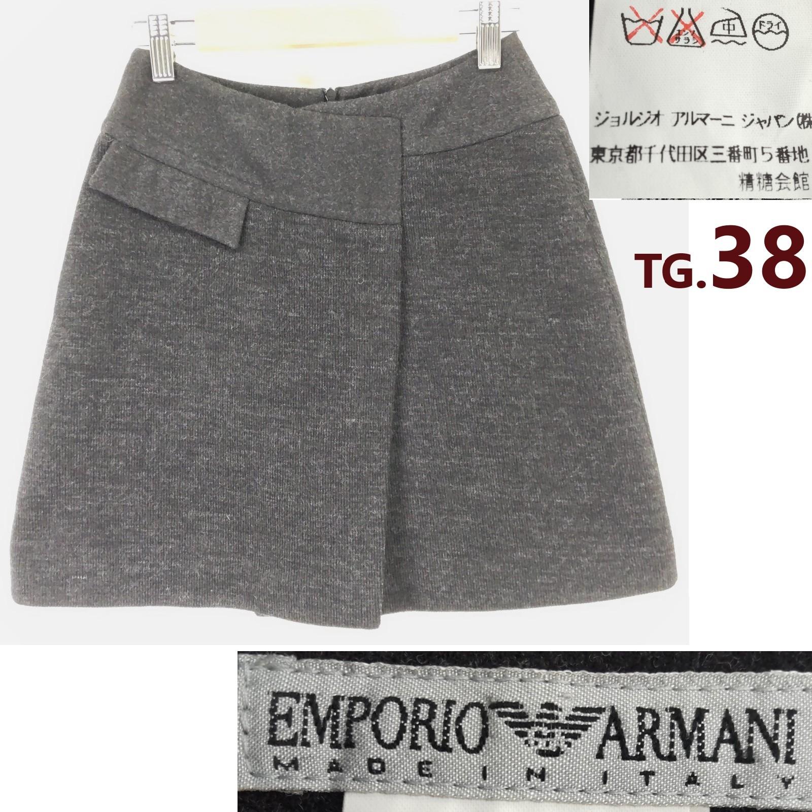 

Emporio Armani Mini Skirt [38/M/Charcoal Gray] Japan Official(USED)