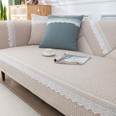 Nordic Simple Sofa Cushion Four Seasons Non-Slip Pure Cotton Cushion Winter General Leather Sofa Cover Cover Cloth