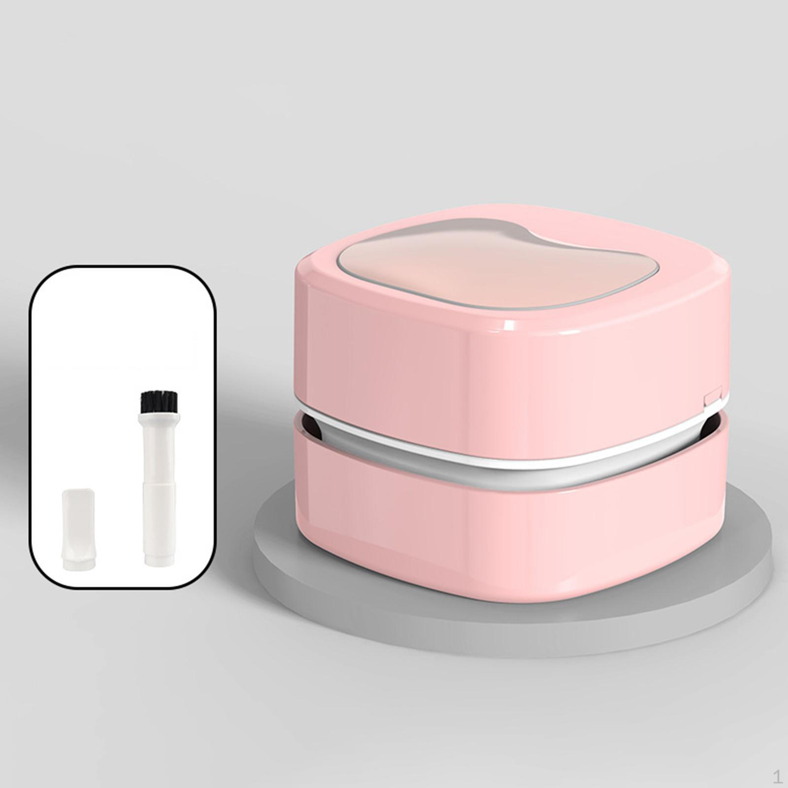 

Компактный ручной пылесос для уборки дома и офиса розовый