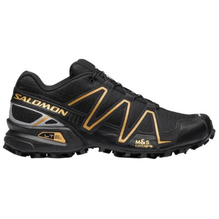 SALOMON Speedcross 3 Comfortable Non-Slip Durable Low-Top Lifestyle Shoes Unisex Shoes Black 475209