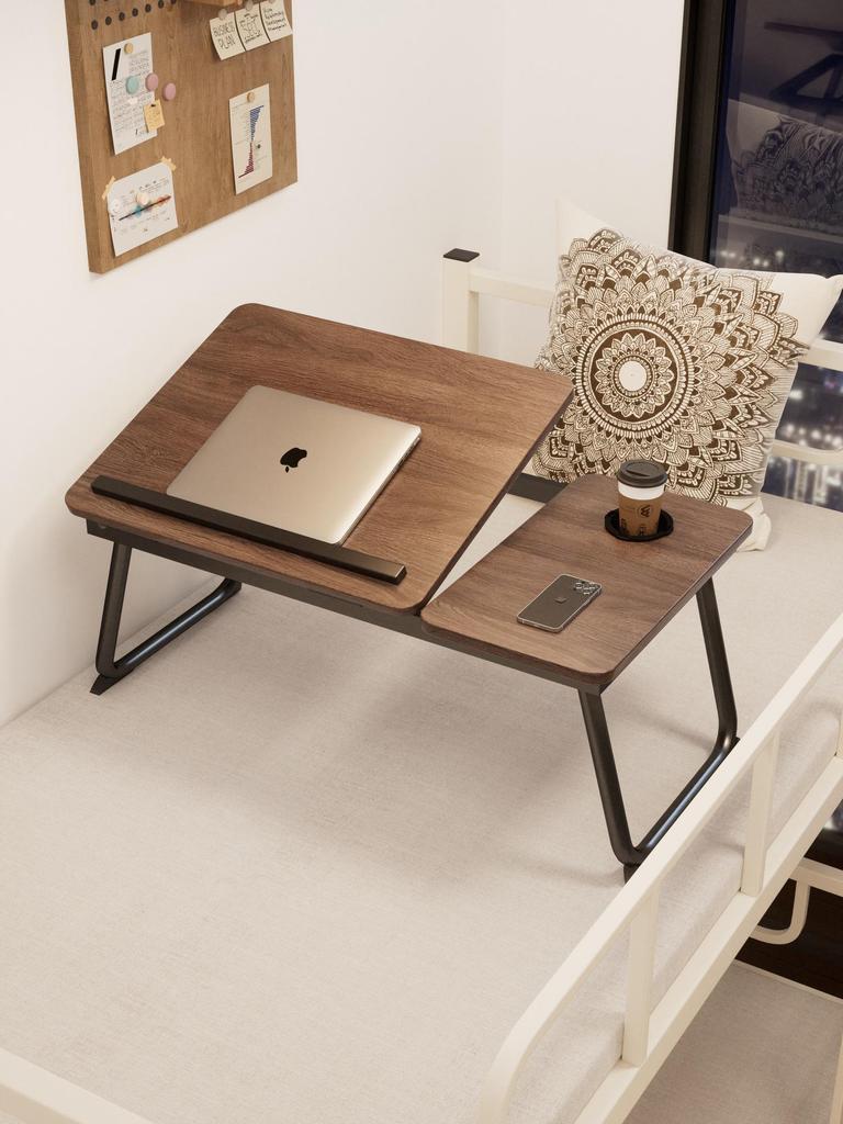 Adjustable Folding Bedside Table for Bedroom, Bay Window, or Dorm - Ideal for Study, Work, or Relaxation