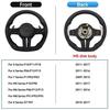 Black Chrome Sport Leather Steering Wheel For BMW F30 F36 F20 F23 F22 M3 F80 X1 F48 F10 F07 F01 M5 E84 E87 E90 E70 BMW Car Accessory
