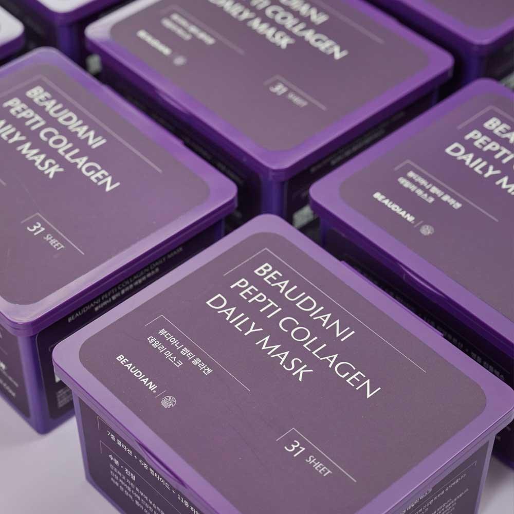 BEAUDIANI Pepti Collagen Daily Mask, 31 Packungen, 1 Packung