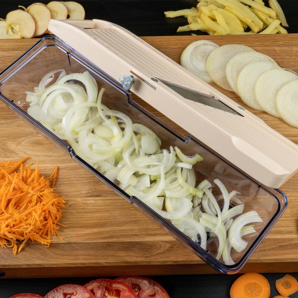 Benriner Container with Length X Width X Thickness 320 X 100 X 3695 Saucer, Ivory, (mm) 70,