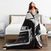 Eminem Hip Hop Print Flannel Blankets Winter  Super Warm Throw Blanket for Girls Boys Couch Bed Fluffy Bedspread Sofa Bed Cover
