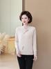 Autumn/Winter Loose Knit Wool Sweater for Middle-Aged and Elderly Women