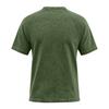 Men's Casual Short Sleeve Button Collar Pullover Shirt Slim Fit Distressed Wash