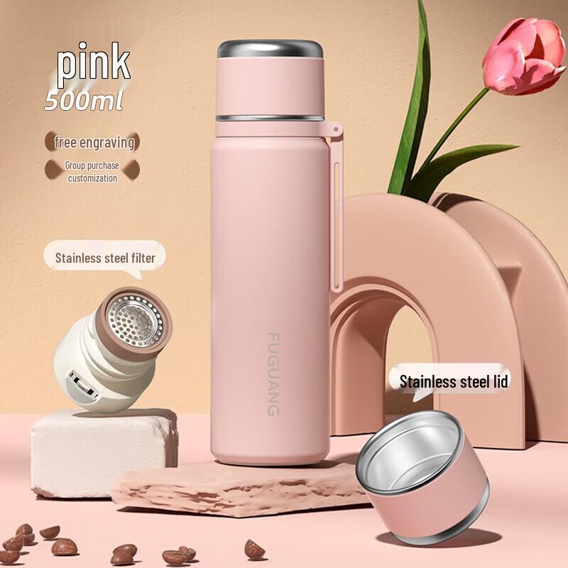 FUGUANG Lightweight 316L SS Dual-Drink Insulated Bottle