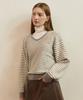 ADAUL Warm Touch Stripe V Neck Knit - 6Color