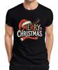 MERRY CHRISTMAS Santa Hat Reindeer Vintage Retro Christmas Mens T-Shirt-