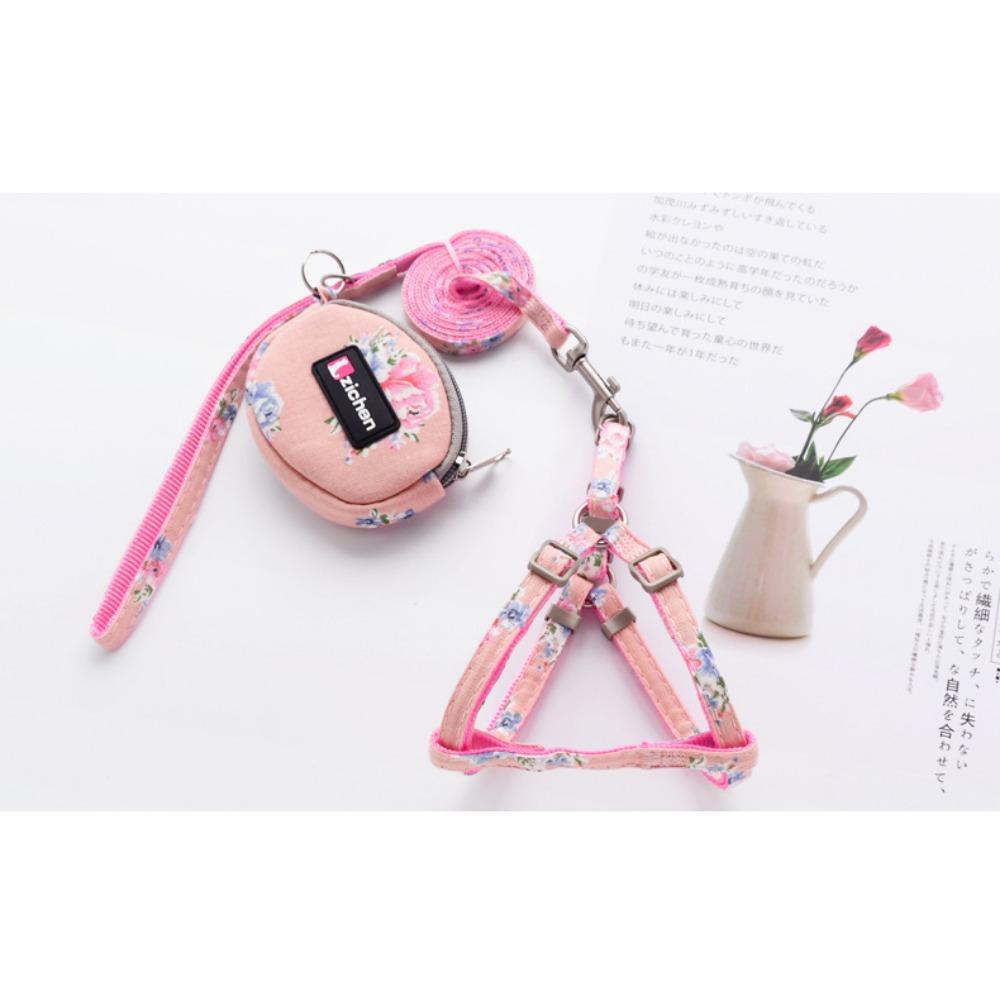 Pet Supplies Dog Chest Strap Traction Rope Small Dog Teddy Bigbear Go Out Walking Dog Rope Adjustable