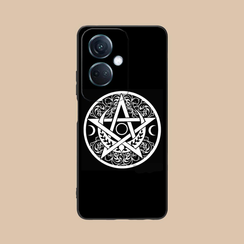 Aesthetic Pentagram Phone Case for OPPO Find X9 X8 X7 X6 X5 X3 X2 Plus s Pro Ultra Lite Soft TPU Shockproof Cover