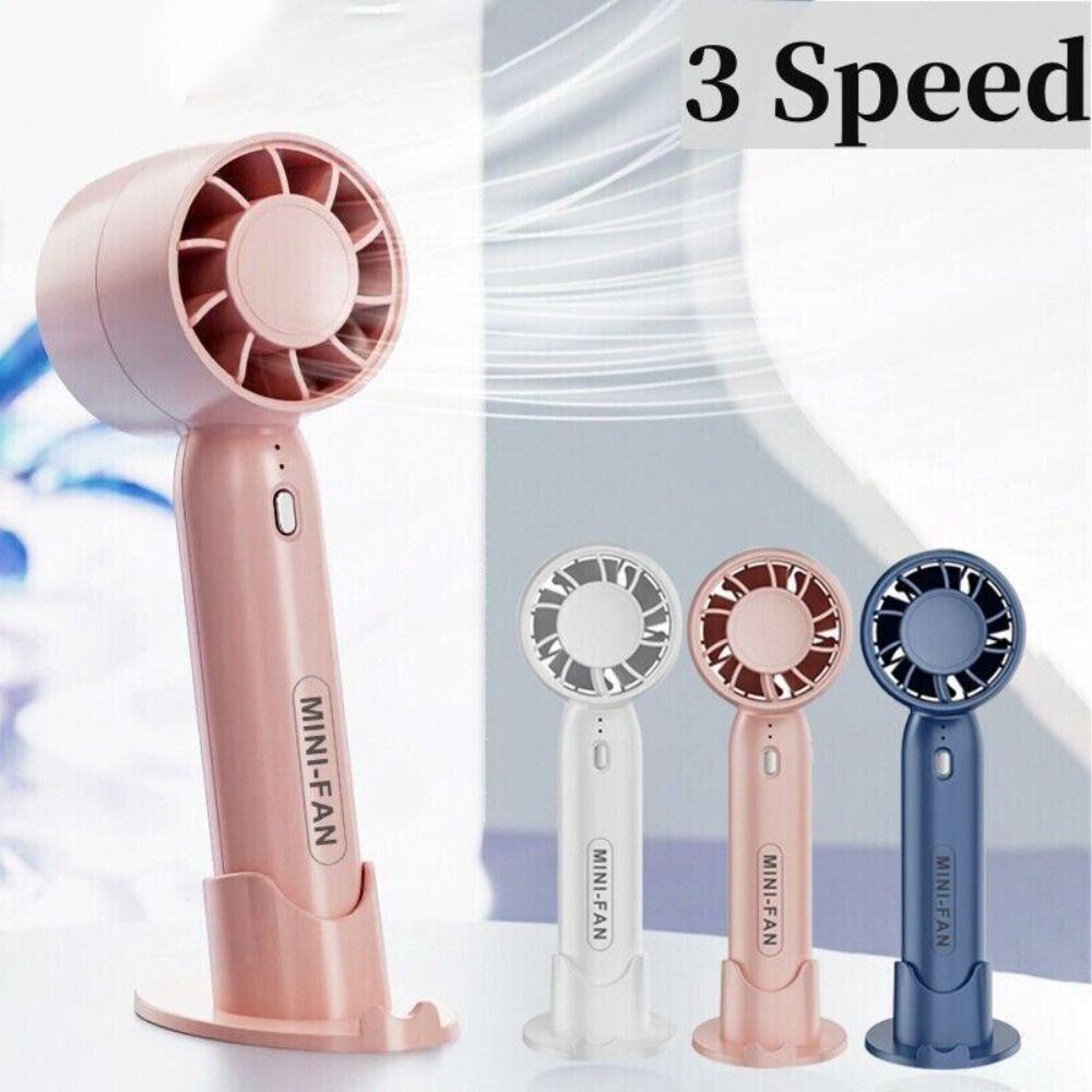 

Новый портативный 3-скоростной USB-аккумуляторный настольный вентилятор ручной кулер охлаждающий вентилятор карманный вентилятор