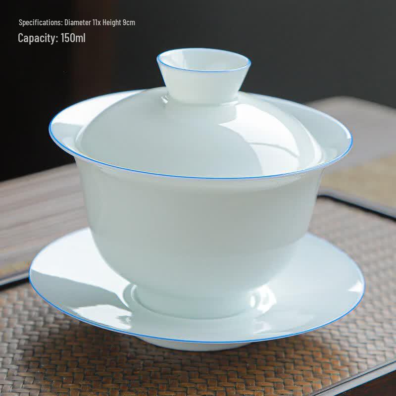 Yuluo Dehua White Porcelain Gongfu Tea Set