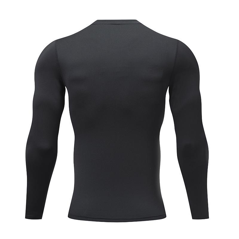 2024 Autumn Quick-Dry Long-Sleeve Compression Top: Men's Cycling, Skiing, Base Layer, Children's Running, Sports Fitness Wear