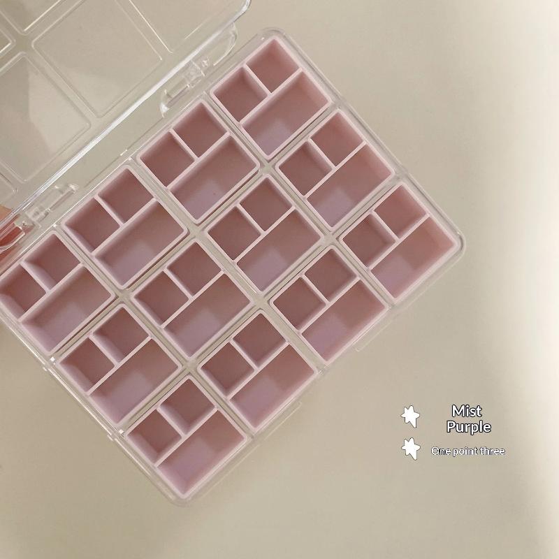 Jewelry Earrings Display Box with Transparent Design for Comprehensive Nail Accessories Storage