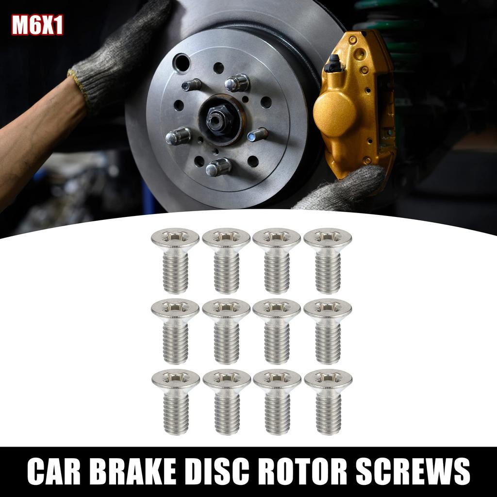 uxcell Brake Disc Rotor Screw Stainless Steel Front Rear Fixing