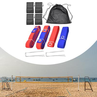 Lines Kit for Beach Volleyball 52.5 Ft And 26.2 with Sand Bags