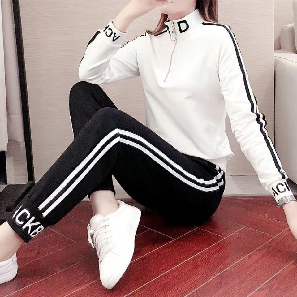 Women's Trendy Hoodie Running Set - Autumn/Winter 2025 Fashionable Two-Piece
