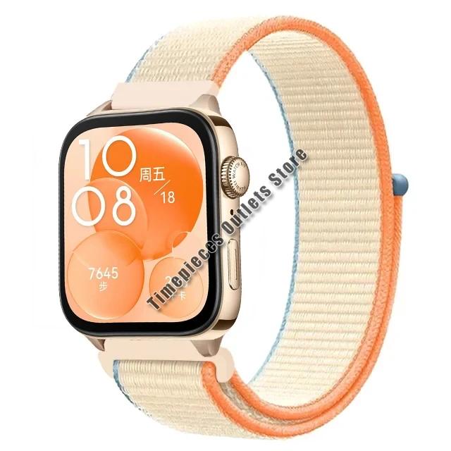 Nylon Loop Strap For Huawei Watch Fit 3 Sport Breathable Replacement Bracelet Wristband For Huawei Watch Fit 3 Belt Accessories