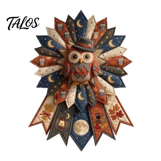 Dekorative Kranzherstellungszubehör 12-Monats DIY Türhänger Nähset, Stoff Patchwork Muster und Eingangsbereich Wandbehang Ornamente Saisonal