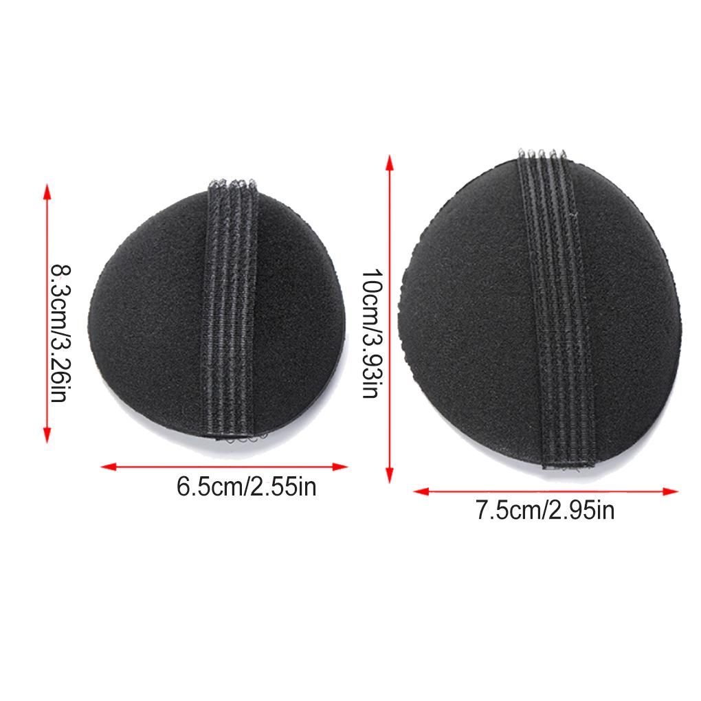 Black Hair Volume Increaser Clips Wide Application With Secure Hold Nature Look Easy