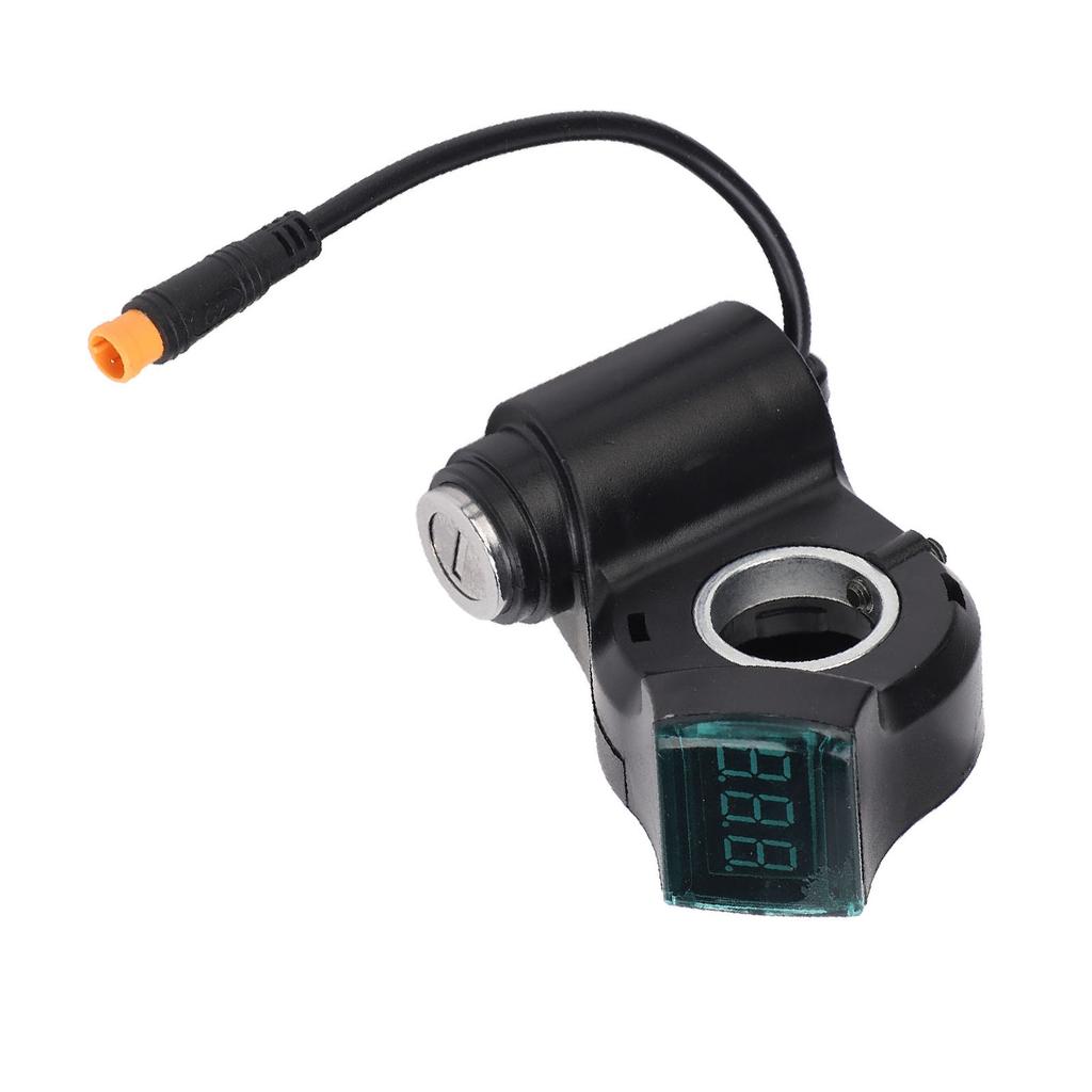 Electric Scooter Handle Switch Lock 3 Pin Waterproof Handlebar Switch Lock with 2 Keys for  M5