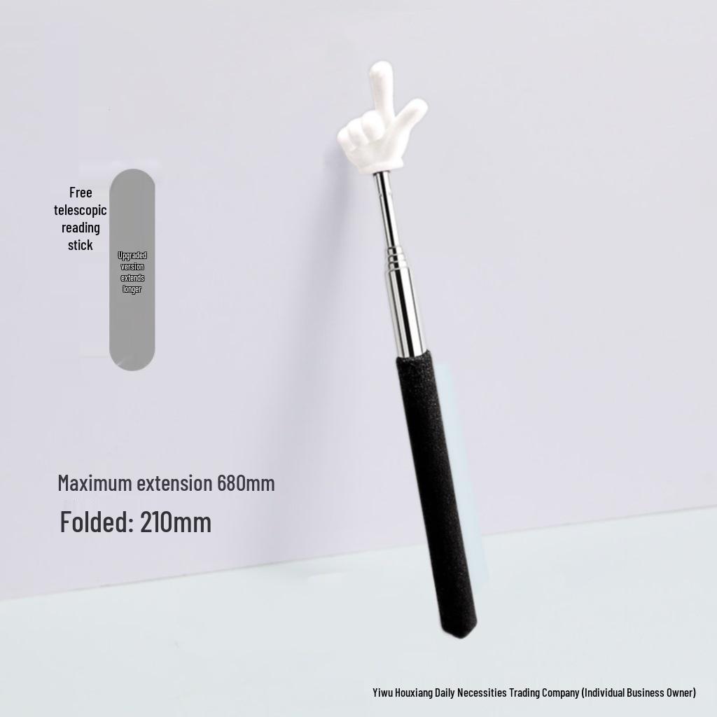 Telescopic Stainless Steel Pointer for Teaching and Reading