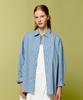 DEPOUND Check Oversized Shirt [Blue]