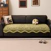New Four-Season Universal Special-Shaped Sofa Cushion Irregular Cover Cloth Fixed Combination Straight Row Leather Sofa Seat Cushion