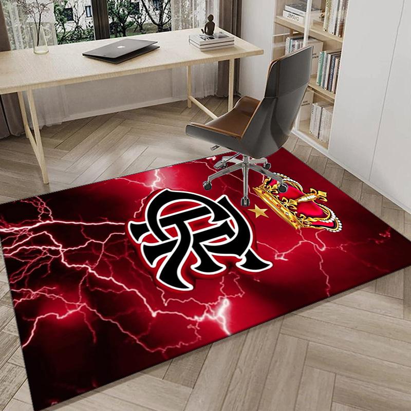 Football Club Printed Area Rug for Office, Chair Rug, Decorative Carpet Floor Mat, Large Size Fan gifts Christmas gifts