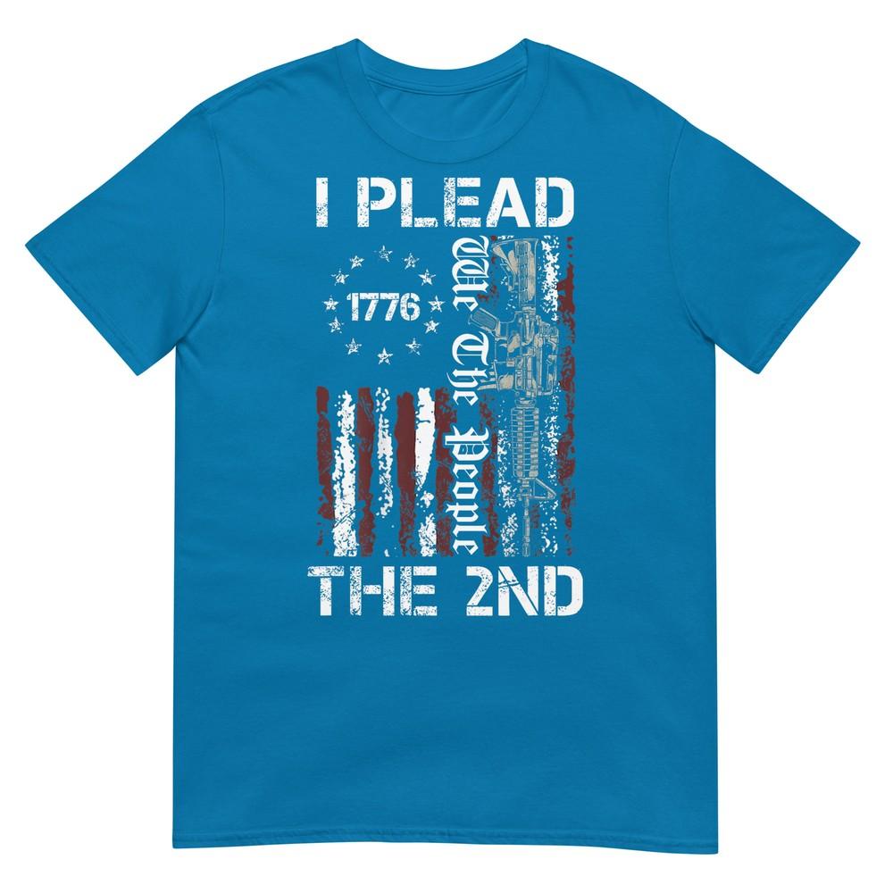 I Plead The 2nd Aunisexdunisext We The People Usa Ar15 Pro Gun Tshirt