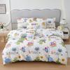 Cute Bear 100% Cotton Duvet Cover Cartoon Theme Bedding Set Kawaii Animal Comforter Cover Heart Print Bed Sets with 2 Pillowcase