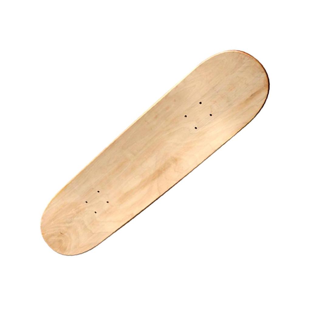 Blank Skateboard Deck 16.93x5.12x0.79in Double Sided 7 Ply Wooden Skate Deck Professional Maple Deck 43CM Board