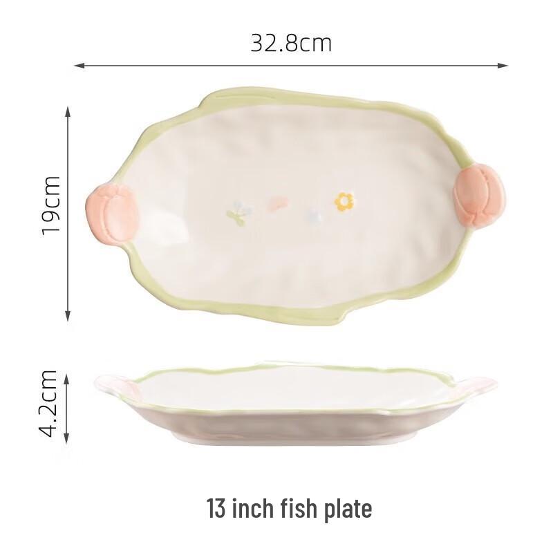 WY Keramik Unterglasur Relief Tafelgeschirr Kollektion