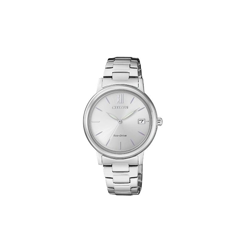 CITIZEN Eco-Drive Series 50m Waterproof Depth Solar Quartz Steel Strap Women s Watch Silver Dial FE6090-85A серебряный